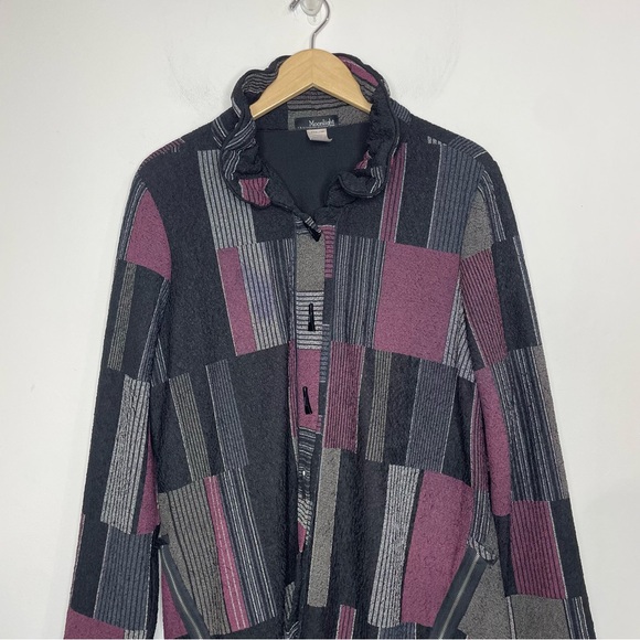 MOONLIGHT Y & S Fashion Women's Jacket Cardigan Geometric Art to Wear Lagenlook - Picture 8 of 15